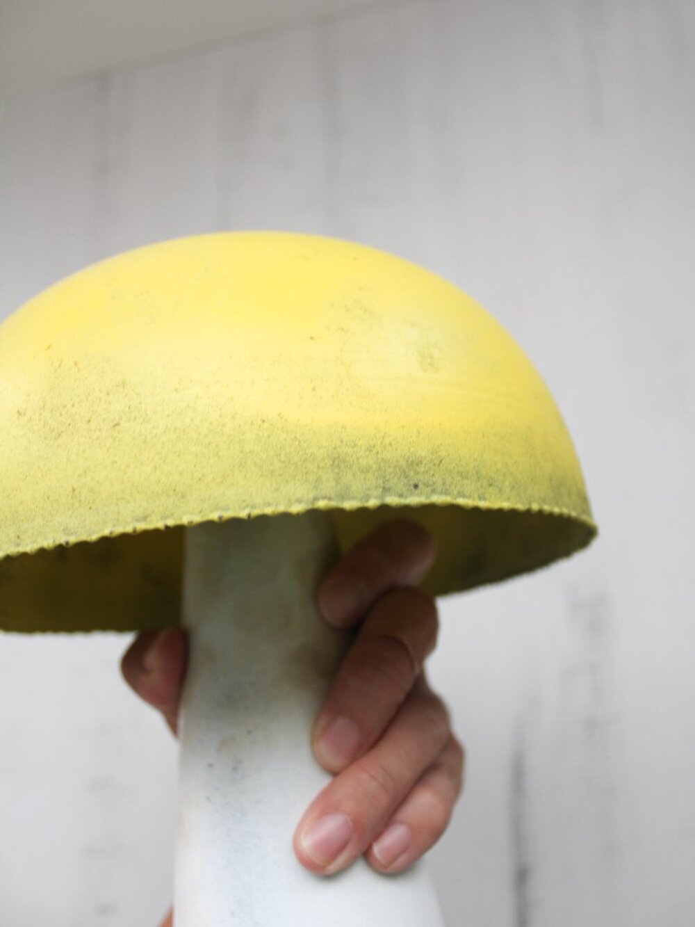 Anthropologie // Terrain - Neon Iron Yellow Mushroom Large - NEW NWT - Picture 8 of 11